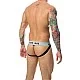 MOB Stripe Classic Jock - Wit van het merk MOB Eroticwear - Heren Lingerie - online kopen bij Masculum.nl. De discrete online seks-toys en erotisch heren ondergoed winkel voor gay & hetero mannen.