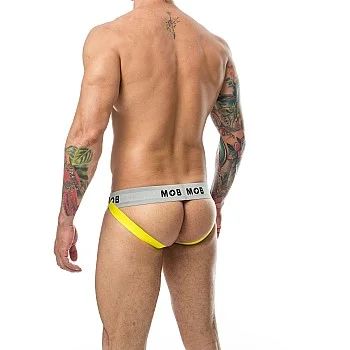 MOB Stripe Classic Jock - Geel