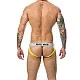 MOB Stripe Classic Jock - Geel van het merk MOB Eroticwear - Heren Lingerie - online kopen bij Masculum.nl. De discrete online seks-toys en erotisch heren ondergoed winkel voor gay & hetero mannen.