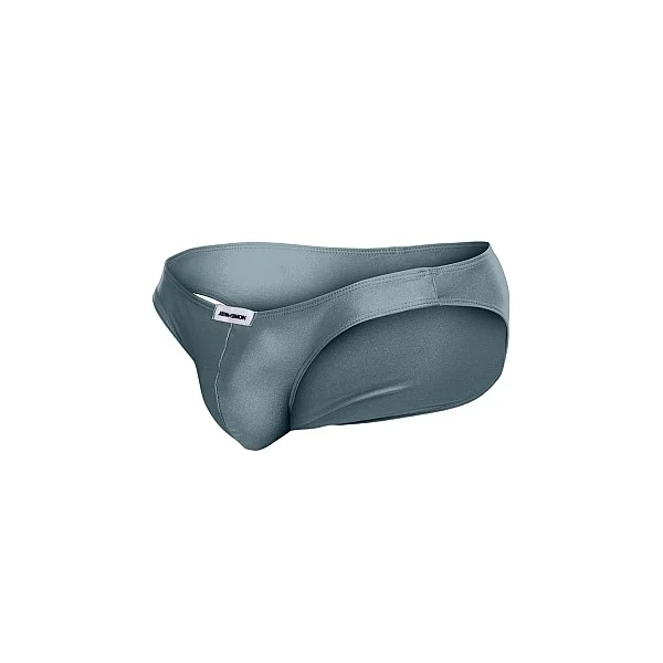 J+S Classic Bikini - Grijs van het merk Justin+Simon - Heren Lingerie - online bestellen bij Masculum.nl. De discrete online seks-toys en erotisch heren ondergoed winkel voor gay & hetero mannen.