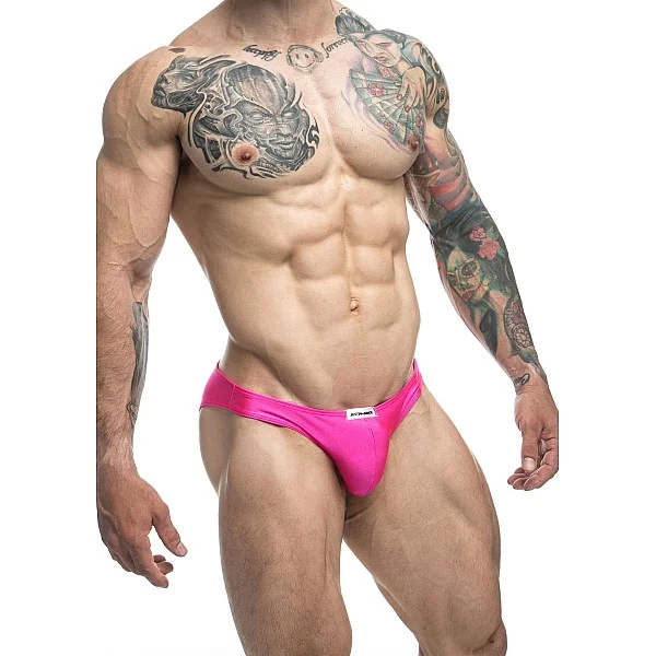 J+S Classic Bikini - Roze van het merk Justin+Simon - Heren Lingerie - online bestellen bij Masculum.nl. De discrete online seks-toys en erotisch heren ondergoed winkel voor gay & hetero mannen.