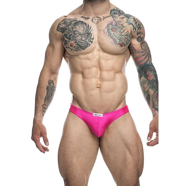 J+S Classic Bikini - Roze van het merk Justin+Simon - Heren Lingerie - online bestellen bij Masculum.nl. De discrete online seks-toys en erotisch heren ondergoed winkel voor gay & hetero mannen.