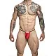 J+S Classic G-String Bulge - Rood van het merk Justin+Simon - Heren Lingerie - online bestellen bij Masculum.nl. De discrete online seks-toys en erotisch heren ondergoed winkel voor gay & hetero mannen.