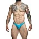 J+S Classic Tanga - Aqua van het merk Justin+Simon - Heren Lingerie - online kopen bij Masculum.nl. De discrete online seks-toys en erotisch heren ondergoed winkel voor gay & hetero mannen.