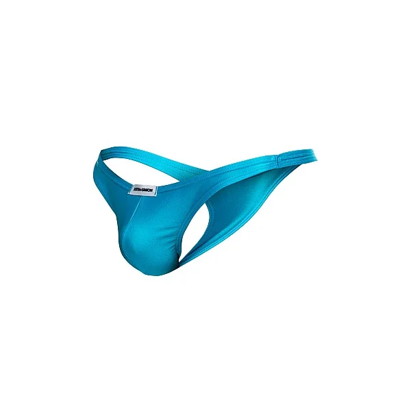 J+S Classic Tanga - Aqua van het merk Justin+Simon - Heren Lingerie - online kopen bij Masculum.nl. De discrete online seks-toys en erotisch heren ondergoed winkel voor gay & hetero mannen.