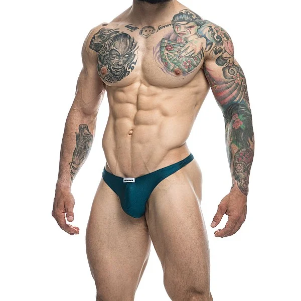 J+S Classic Tanga - Petrol van het merk Justin+Simon - Heren Lingerie - online bestellen bij Masculum.nl. De discrete online seks-toys en erotisch heren ondergoed winkel voor gay & hetero mannen.