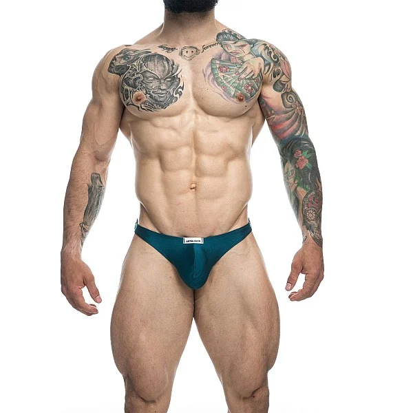 J+S Classic Tanga - Petrol van het merk Justin+Simon - Heren Lingerie - online bestellen bij Masculum.nl. De discrete online seks-toys en erotisch heren ondergoed winkel voor gay & hetero mannen.