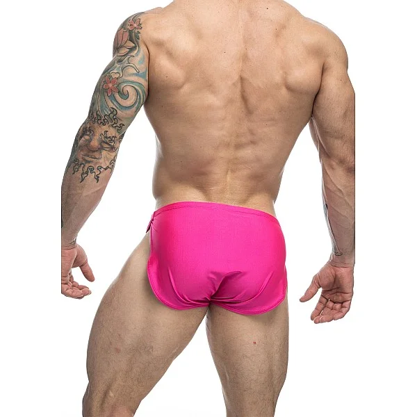 J+S Running Short - Roze van het merk Justin+Simon - Heren Lingerie - online bestellen bij Masculum.nl. De discrete online seks-toys en erotisch heren ondergoed winkel voor gay & hetero mannen.