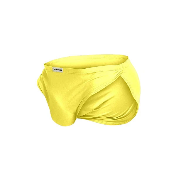 J+S Running Short - Geel van het merk Justin+Simon - Heren Lingerie - online kopen bij Masculum.nl. De discrete online seks-toys en erotisch heren ondergoed winkel voor gay & hetero mannen.