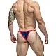 J+S Bikini One - Marineblauw van het merk Justin+Simon - Heren Lingerie - online bestellen bij Masculum.nl. De discrete online seks-toys en erotisch heren ondergoed winkel voor gay & hetero mannen.