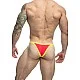 J+S Bikini One - Rood van het merk Justin+Simon - Heren Lingerie - online bestellen bij Masculum.nl. De discrete online seks-toys en erotisch heren ondergoed winkel voor gay & hetero mannen.