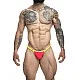 J+S Bikini One - Rood van het merk Justin+Simon - Heren Lingerie - online bestellen bij Masculum.nl. De discrete online seks-toys en erotisch heren ondergoed winkel voor gay & hetero mannen.