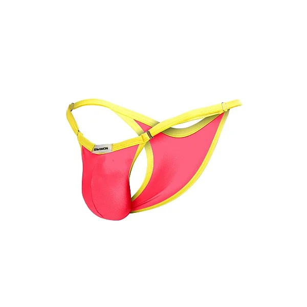 J+S Bikini One - Rood van het merk Justin+Simon - Heren Lingerie - online bestellen bij Masculum.nl. De discrete online seks-toys en erotisch heren ondergoed winkel voor gay & hetero mannen.