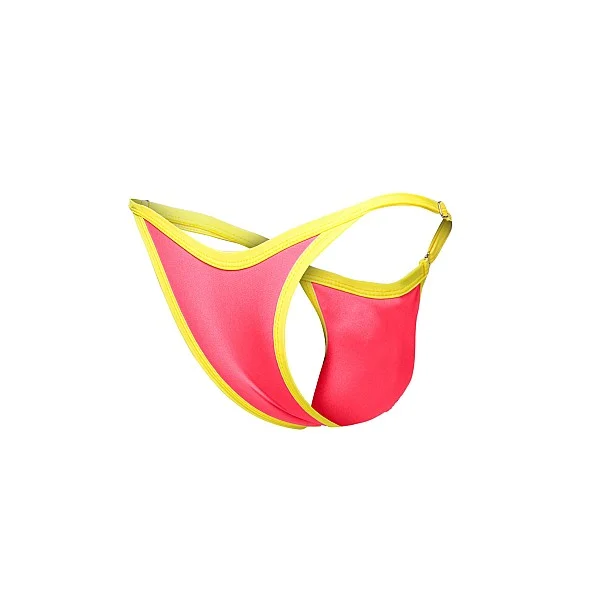 J+S Bikini One - Rood van het merk Justin+Simon - Heren Lingerie - online bestellen bij Masculum.nl. De discrete online seks-toys en erotisch heren ondergoed winkel voor gay & hetero mannen.