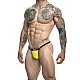J+S Bikini One - Geel van het merk Justin+Simon - Heren Lingerie - online kopen bij Masculum.nl. De discrete online seks-toys en erotisch heren ondergoed winkel voor gay & hetero mannen.
