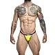 J+S Bikini One - Geel van het merk Justin+Simon - Heren Lingerie - online kopen bij Masculum.nl. De discrete online seks-toys en erotisch heren ondergoed winkel voor gay & hetero mannen.