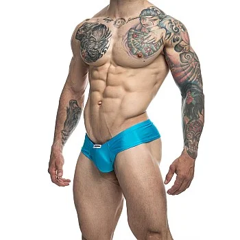 J+S Cheek Bikini - Aqua