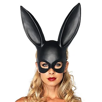 Masquerade Rabbit Mask - Zwart