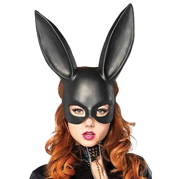 Masquerade Rabbit Mask - Zwart