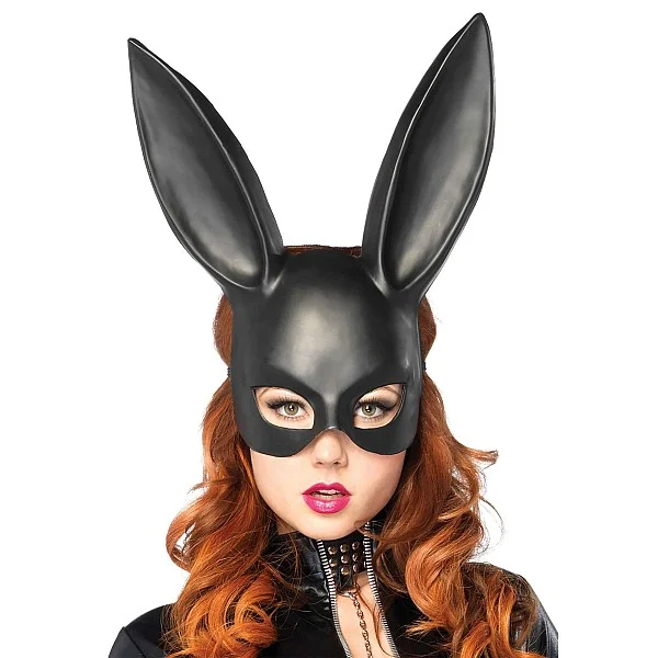 Masquerade Rabbit Mask - Zwart van het merk Leg Avenue - Bondage Maskers - online bestellen bij Masculum.nl. De discrete online seks-toys en erotisch heren ondergoed winkel voor gay & hetero mannen.