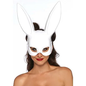 Masquerade Rabbit Mask - Wit