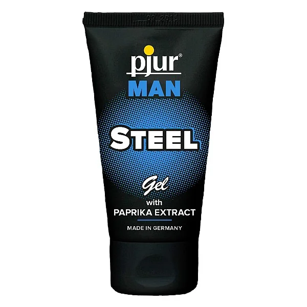 Pjur Man Steel Gel 50ml - Naturel van het merk Pjur - Erectiepillen & Crèmes - online kopen bij Masculum.nl. De discrete online seks-toys en erotisch heren ondergoed winkel voor gay & hetero mannen.