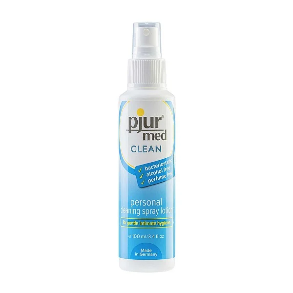 Pjur Med Clean Spray 100ml - Naturel van het merk Pjur - Hygiene & Verzorging - online bestellen bij Masculum.nl. De discrete online seks-toys en erotisch heren ondergoed winkel voor gay & hetero mannen.