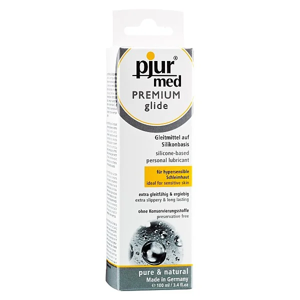 Pjur Med Premium Glide 100ml - Naturel van het merk Pjur - Siliconen Glijmiddel - online bestellen bij Masculum.nl. De discrete online seks-toys en erotisch heren ondergoed winkel voor gay & hetero mannen.