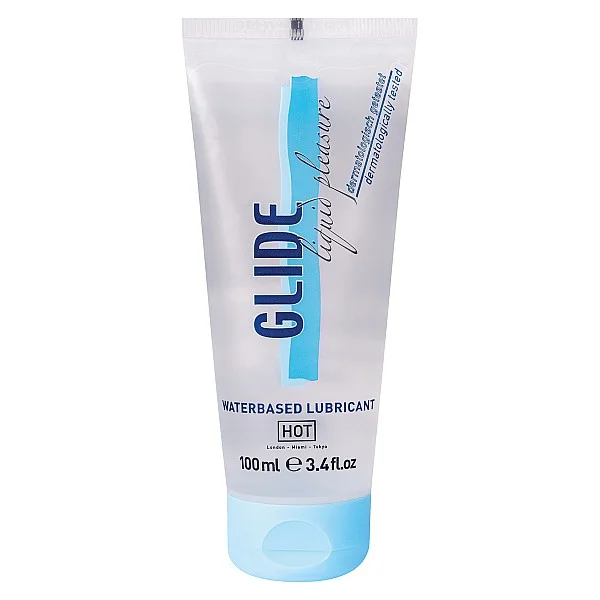 Glide Liquid Pleasure Wb 100ml - Naturel van het merk HOT - Glijmiddel op Waterbasis - online kopen bij Masculum.nl. De discrete online seks-toys en erotisch heren ondergoed winkel voor gay & hetero mannen.