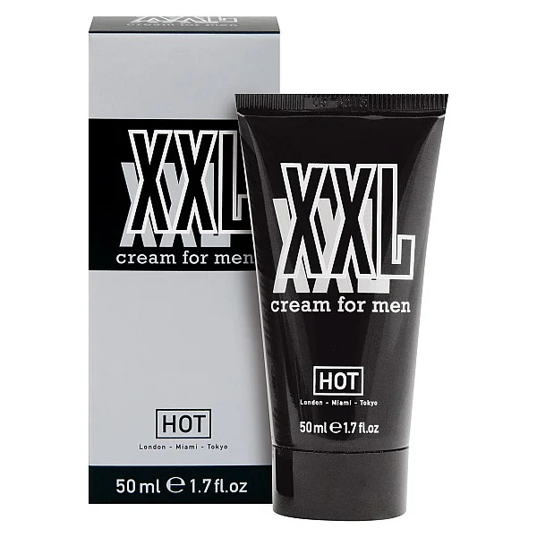 XXL Creme For Men 50ml - Naturel van het merk HOT - Erectiepillen & Crèmes - online bestellen bij Masculum.nl. De discrete online seks-toys en erotisch heren ondergoed winkel voor gay & hetero mannen.