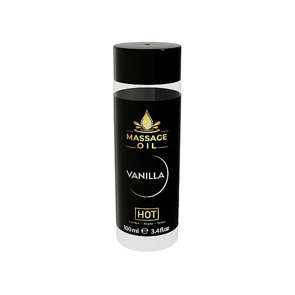 Massage Oil 100ml - Vanille van het merk HOT -  - online bestellen bij Masculum.nl. De discrete online seks-toys en erotisch heren ondergoed winkel voor gay & hetero mannen.