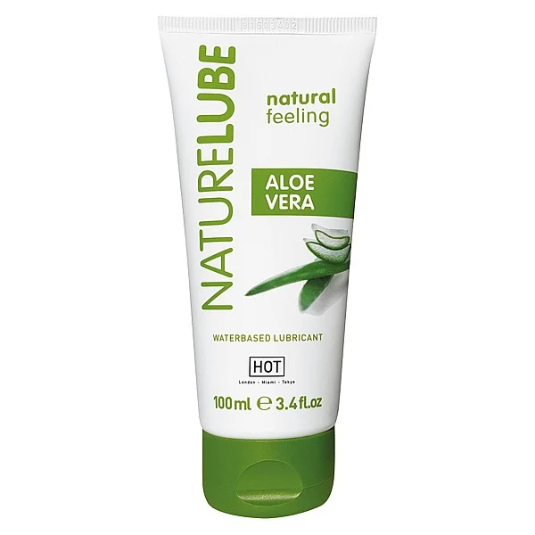 Nature Lube Aloe Vera 100ml - Naturel van het merk HOT - Glijmiddel op Waterbasis - online bestellen bij Masculum.nl. De discrete online seks-toys en erotisch heren ondergoed winkel voor gay & hetero mannen.