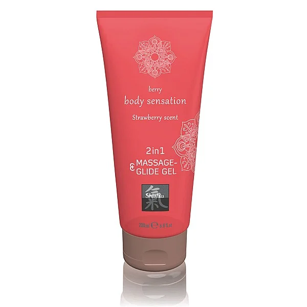 2-in-1 Massage & Glide Gel - Aardbei van het merk Shiatsu - Glijmiddellen - online kopen bij Masculum.nl. De discrete online seks-toys en erotisch heren ondergoed winkel voor gay & hetero mannen.