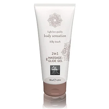 2-in-1 Massage & Glide Gel - Naturel