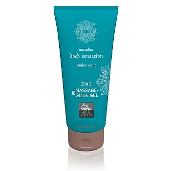 2-in-1 Massage & Glide Gel - Amber