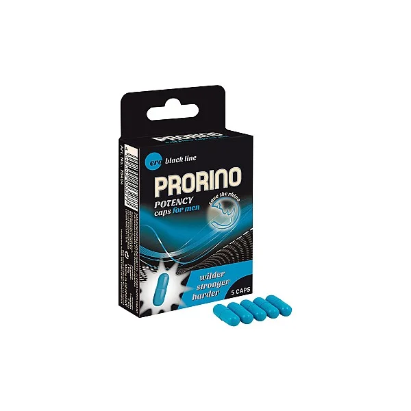 Prorino Potency Caps Him 5pcs - Naturel van het merk Prorino - Erectiepillen & Crèmes - online bestellen bij Masculum.nl. De discrete online seks-toys en erotisch heren ondergoed winkel voor gay & hetero mannen.