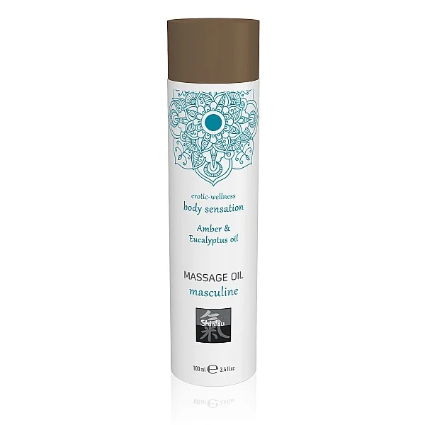 Massage Oil - Amber van het merk Shiatsu - Massage Oliën - online kopen bij Masculum.nl. De discrete online seks-toys en erotisch heren ondergoed winkel voor gay & hetero mannen.
