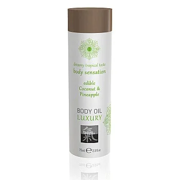 Luxury Edible Body Oil - Kokosnoot