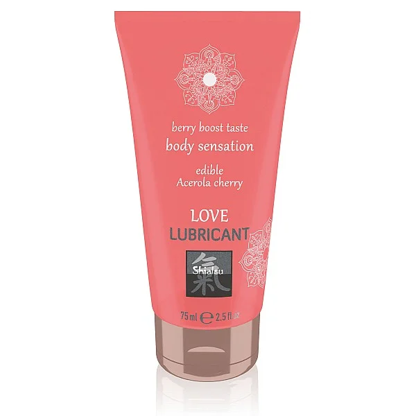 Love Lubricant Edible - Kers van het merk Shiatsu - Glijmiddel met Smaak - online bestellen bij Masculum.nl. De discrete online seks-toys en erotisch heren ondergoed winkel voor gay & hetero mannen.
