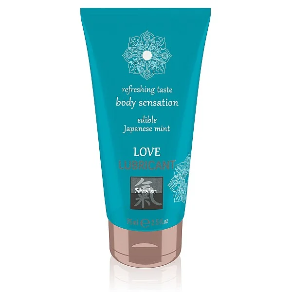 Love Lubricant Edible - Mint van het merk Shiatsu - Glijmiddel met Smaak - online bestellen bij Masculum.nl. De discrete online seks-toys en erotisch heren ondergoed winkel voor gay & hetero mannen.