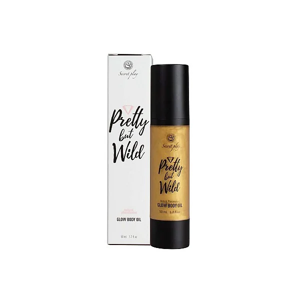 Secret Play Glow Body Oil 50ml - Feromonen van het merk Secret Play - Hygiene & Verzorging - online kopen bij Masculum.nl. De discrete online seks-toys en erotisch heren ondergoed winkel voor gay & hetero mannen.
