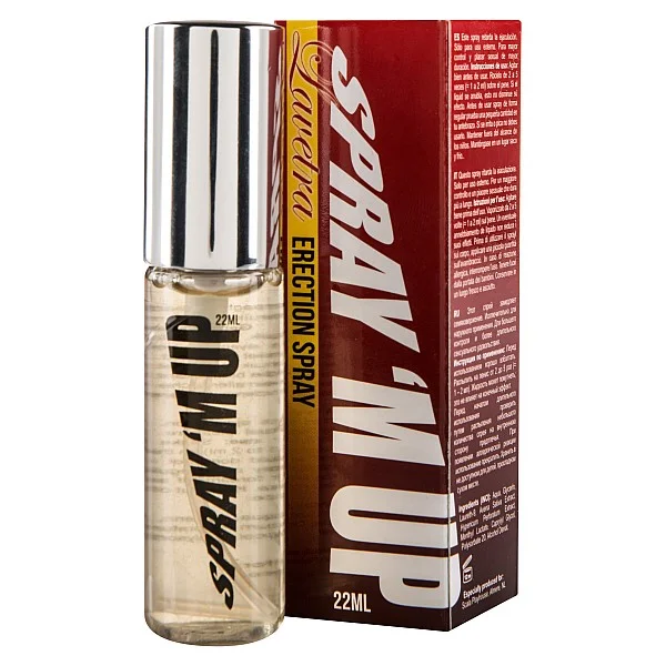 Spray 'M Up Lavetra 22ml - Naturel van het merk Cobeco - Erectiepillen & Crèmes - online bestellen bij Masculum.nl. De discrete online seks-toys en erotisch heren ondergoed winkel voor gay & hetero mannen.