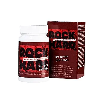 Rock Hard Pills 30pcs - Naturel