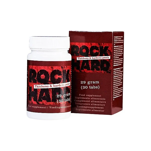 Rock Hard Pills 30pcs - Naturel van het merk Cobeco - Erectiepillen & Crèmes - online bestellen bij Masculum.nl. De discrete online seks-toys en erotisch heren ondergoed winkel voor gay & hetero mannen.