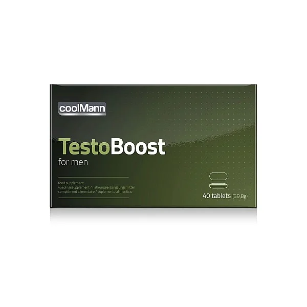 CoolMann Testoboost 40 pcs - Naturel van het merk Coolmann - Erectiepillen & Crèmes - online kopen bij Masculum.nl. De discrete online seks-toys en erotisch heren ondergoed winkel voor gay & hetero mannen.