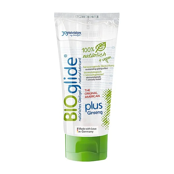 American Bioglide Plus 100ml - Naturel van het merk Joy Division - Glijmiddel op Waterbasis - online bestellen bij Masculum.nl. De discrete online seks-toys en erotisch heren ondergoed winkel voor gay & hetero mannen.
