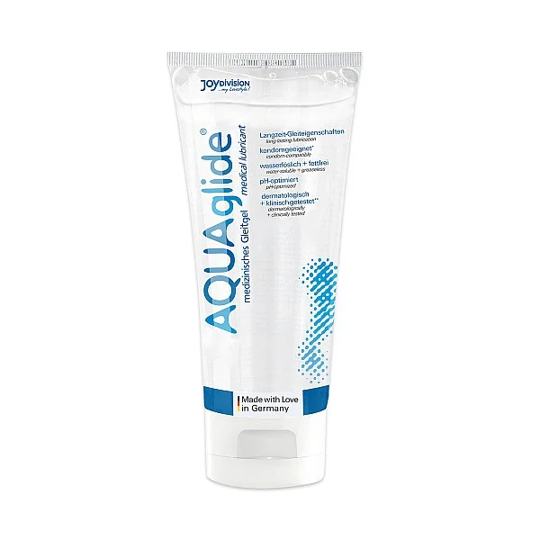 Aquaglide 200ml - Naturel van het merk Joy Division - Glijmiddel op Waterbasis - online bestellen bij Masculum.nl. De discrete online seks-toys en erotisch heren ondergoed winkel voor gay & hetero mannen.