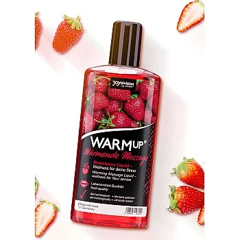 Warmup Massage Oil 150ml - Aardbei