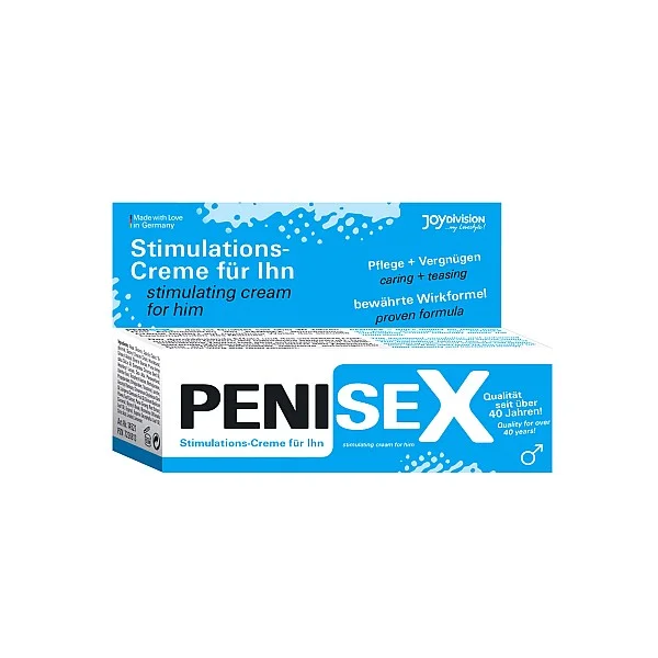 Penisex Stimulate Cream 50ml - Naturel van het merk Joy Division - Erectiepillen & Crèmes - online bestellen bij Masculum.nl. De discrete online seks-toys en erotisch heren ondergoed winkel voor gay & hetero mannen.