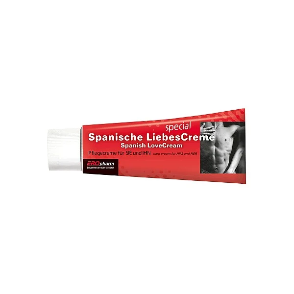 Spanisch Lovecream 40ml - Naturel van het merk Joy Division - Erectiepillen & Crèmes - online bestellen bij Masculum.nl. De discrete online seks-toys en erotisch heren ondergoed winkel voor gay & hetero mannen.